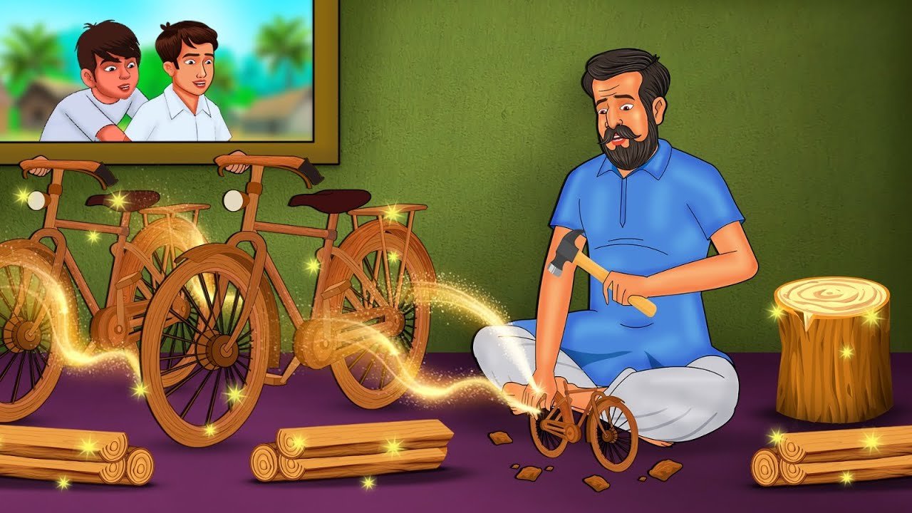 जादुई लकड़ी साइकिल वाला | Jadui Lakdi Cycle Wala