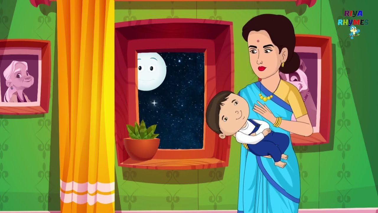 рдЖрдЬрд╛ рдирд┐рджрд┐рдпрд╛ рд░рд╛рдиреА | Aaja Nidiya Rani – Nursery Rhyme | Riya Rhymes Kids Poem Hindi cartoon video