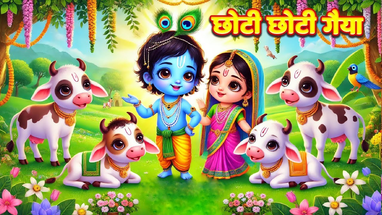 छोटी छोटी गैया छोटे छोटे ग्वाल । Choti Choti Gaiya Chote Chote Gwal। #kanha #krishna #krishnabhajan