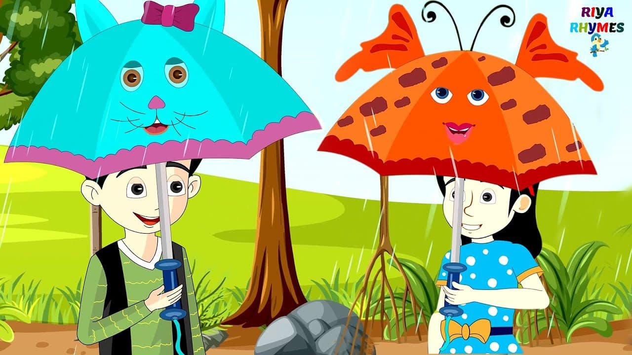 बारिश बारिश जाओ ना (Rain Rain Go Away) – Nursery Rhyme | Hindi Rhymes For Childrens cartoon video
