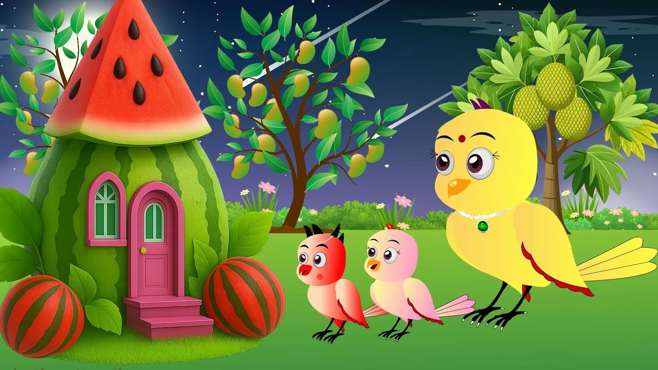 Maa Chidiya ki Kahani Kartun cartoon video